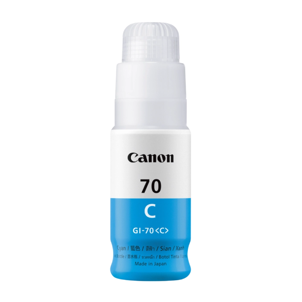 Canon 70 CYAN Inkjet Ink Bottle 70ml view 2